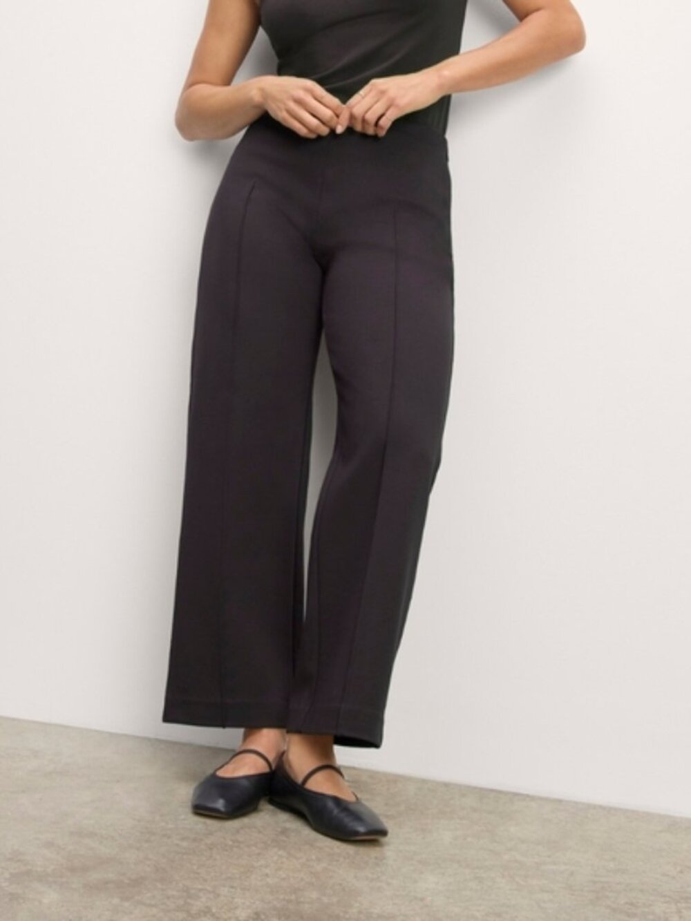 Everlane The Dream Trouser, Straight Pant in Black, L